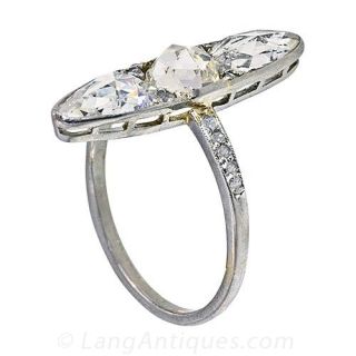 Rose Cut Diamond Ring