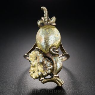 Rose Gold Menuki Ring