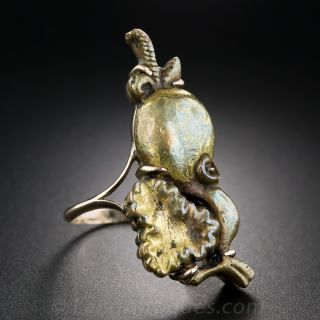 Rose Gold Menuki Ring