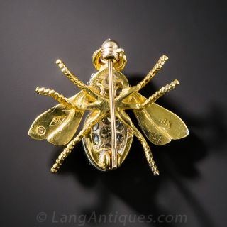 Rosenthal Diamond Bee Brooch