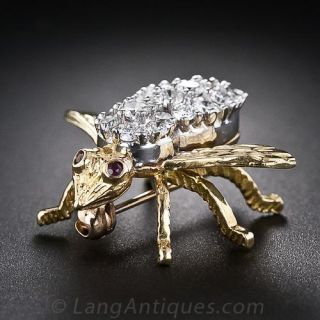 Rosenthal Diamond Bee Pin