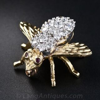 Rosenthal Diamond Bee Pin