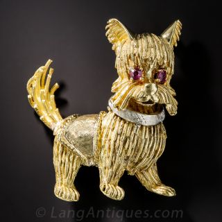 Rosenthal Doggy Pin 