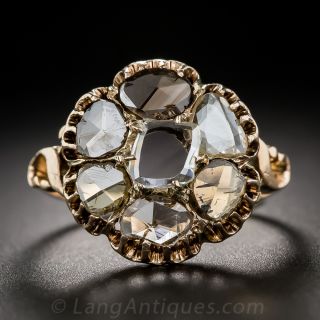 Round Rose-cut Diamond Ring