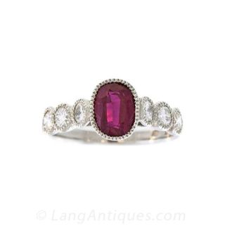 Ruby and Diamond Ring - 1