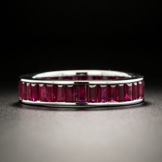 Ruby Eternity Band, Size 7