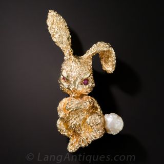 Ruser Bunny Brooch - 2