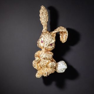 Ruser Rabbit Brooch - 1