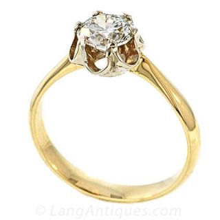 Russian Antique Engagement Ring