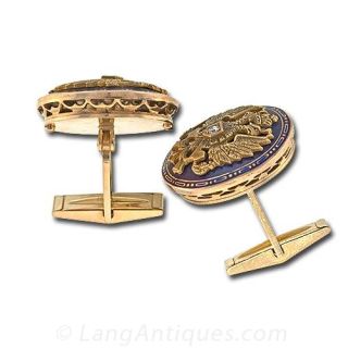 Russian Double-Headed Eagle Cufflinks