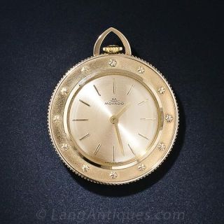 Saint Christopher Medal Pendent Watch