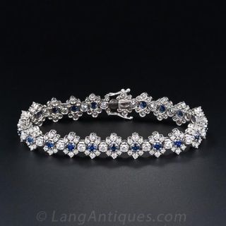 Sapphire and Diamond Bracelet