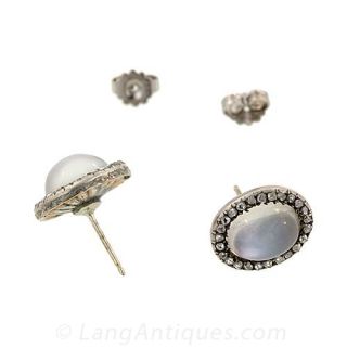 Sapphire and Diamond Drop Earrings