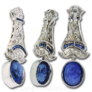 Sapphire and Diamond Pendant