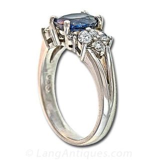 Sapphire and Diamond Ring