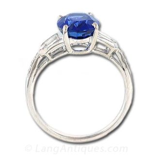 Sapphire and Diamond Ring