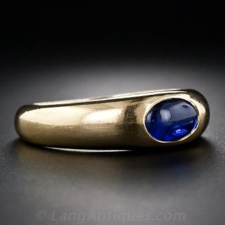 Sapphire Cabochon Ring