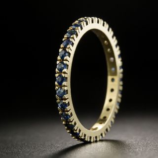 Sapphire Eternity Band, Size 7 1/2 - 2