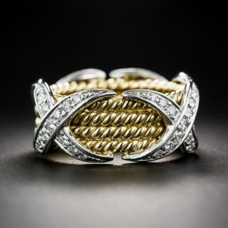 Tiffany & Co Schlumberger Diamond Band - Size 5