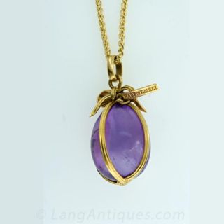 Sclumberger for Tiffany & Co. Amethyst Egg Pendant