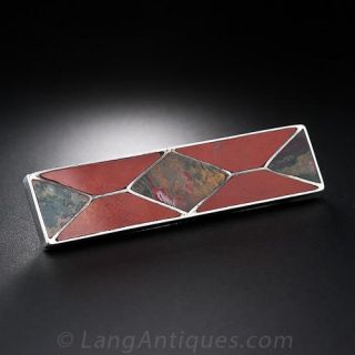Scottish Agate Bar Pin