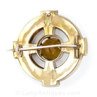 Scottish Agate Brooch