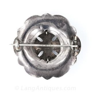 Scottish Agate Shield Brooch