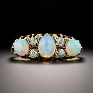 Scottish Victorian Opal and Diamond Ring, Circa 1905 - 3