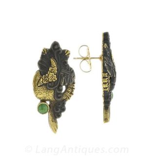 Shakudo Earrings