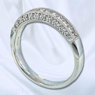 Shimmering Diamond Wedding Band