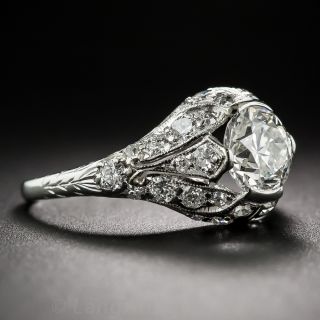 Shreve & Co. 1.07 Carat GIA I/SI1 Art Deco Engagement Ring