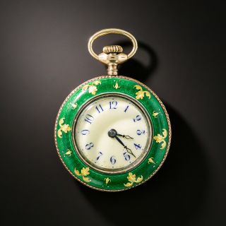 Shreve & Company  Enamel Pocket Watch
