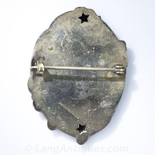 Silver Art Nouveau Brooch