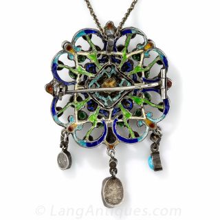 Silver Austo-Hungarian Brooch/Pendant