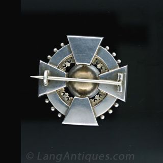 Silver Celtic Brooch