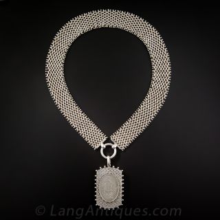 Silver Chain and Locket