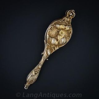 Silver Gilt  Art Nouveau Lorgnette by Unger Bros.