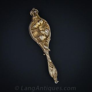 Silver Gilt  Art Nouveau Lorgnette by Unger Bros.