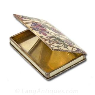 Silver Gilt Cigarette Case