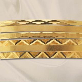 Six Gold Bangles