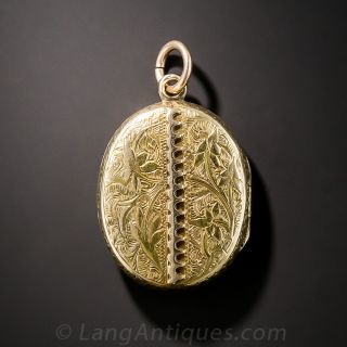 Small Antique Oval Locket