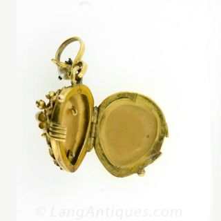 Small Antique Pendant Locket