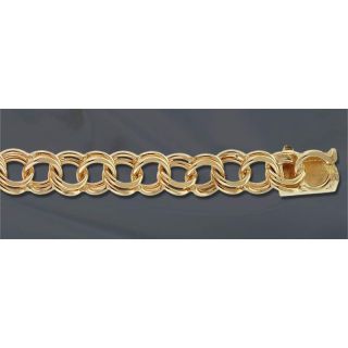 Small Double Curb Link Bracelet
