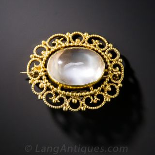 Small Moonstone Pin