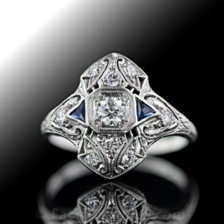 Art Deco Diamond Dinner Ring
Art Deco Jewelry 