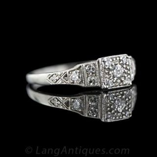 Small Scale Diamond Deco Ring