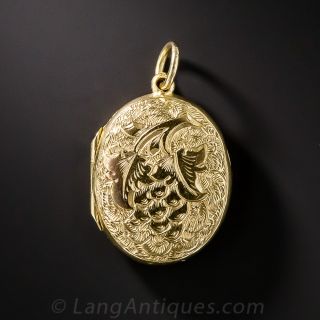 Small Victorian Oval Locket