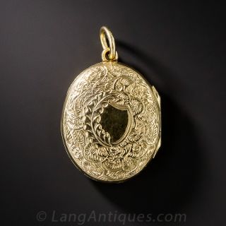 Small Victorian Oval Locket