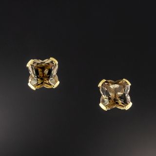 Smoky Quartz Clover Earrings - Mauboussin, Paris  - 1