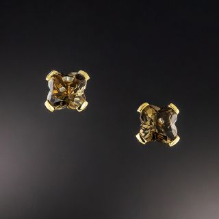 Smoky Quartz Earrings - Mauboussin, Paris - 2